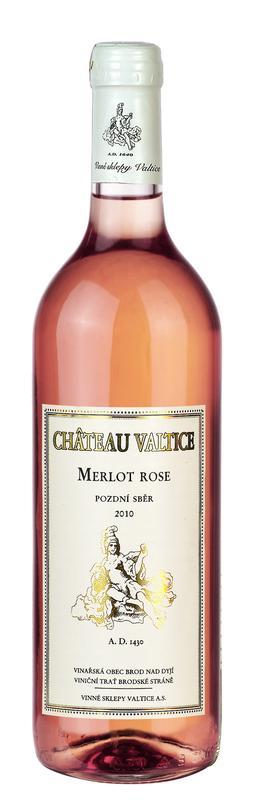 Merlot rose 0,75 pozdní sběr 2010