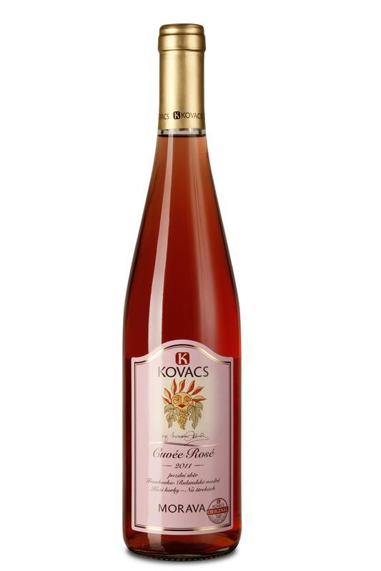 Cuvée Rosé 0,75 pozdní sběr 35/11 Kovacs Tradiční